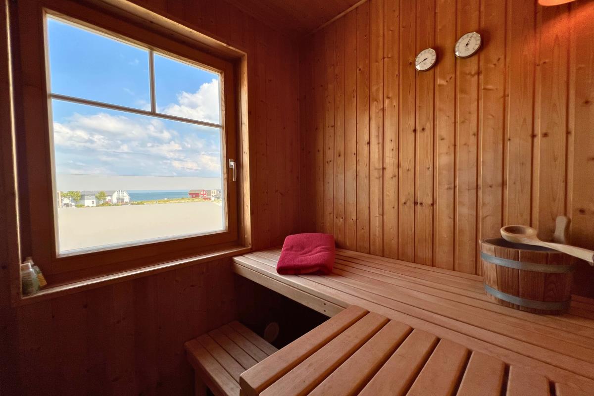 Witt Hus 1 - Finnische Sauna mit Meerblick