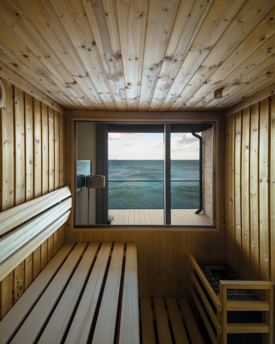 Weitblick - Sauna mit Blick auf die Ostsee