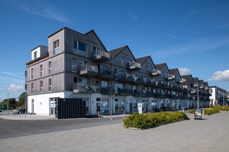 Hafenpromenade Hausansicht von außen