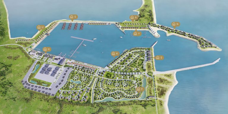 Lageplan Ostseeresort Olpenitz Übersicht Ferienhäuser und Ferienunterkünfte