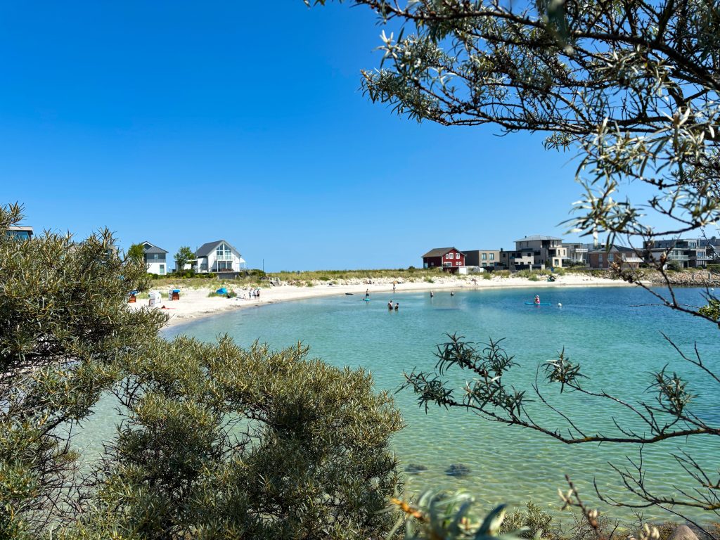 Badebucht im Ostseeresort Olpenitz Sommer
