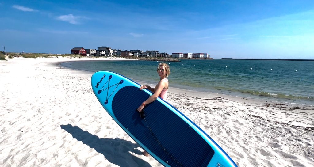 SUP Verleih in der Badebucht Ostseeresort Olpenitz