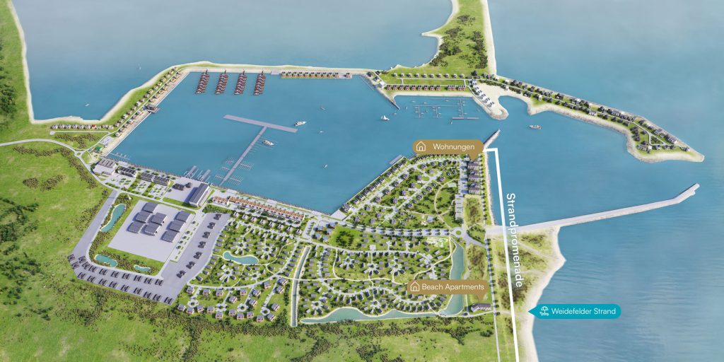 Strandpromenade Lageplan Ostseeresort Olpenitz