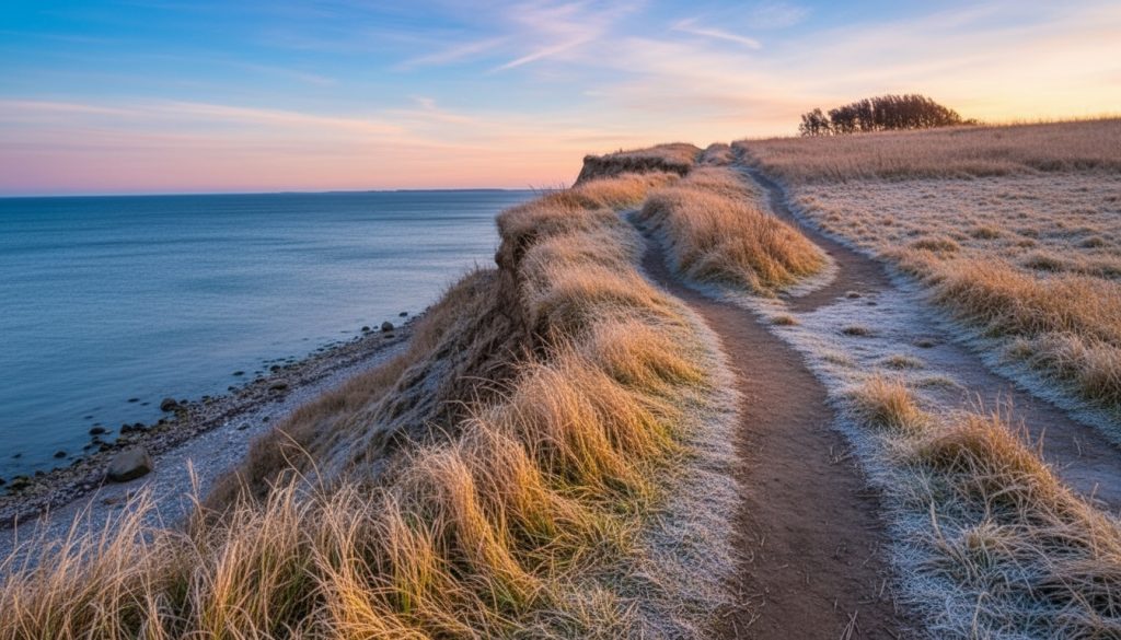 Steilküste Schönhagen im Winter