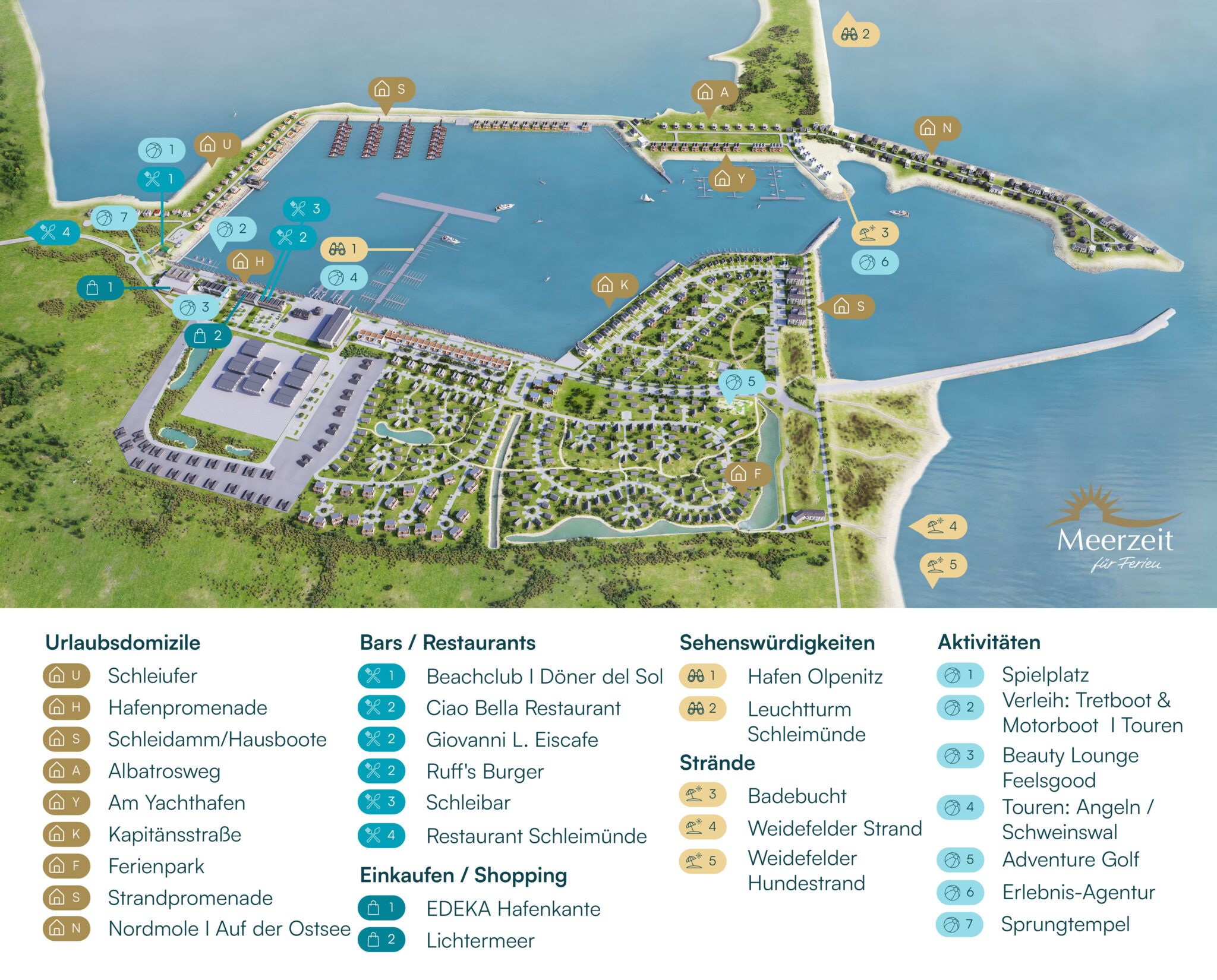 Karte vom Ostseeresort Olpenitz 2026